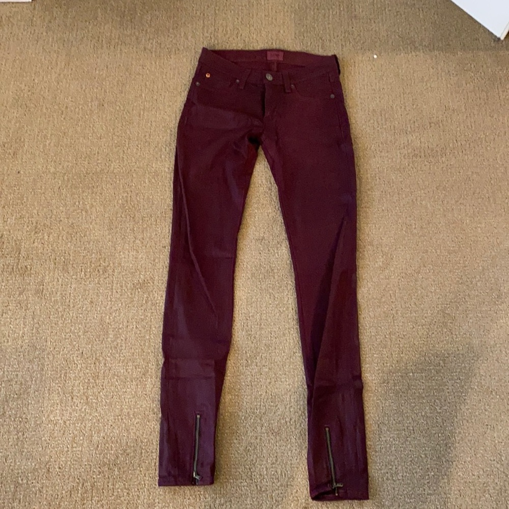 Hudson purple shiny pant